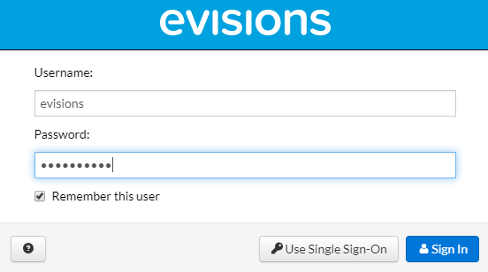 Prompt for username and password, or access single sign on